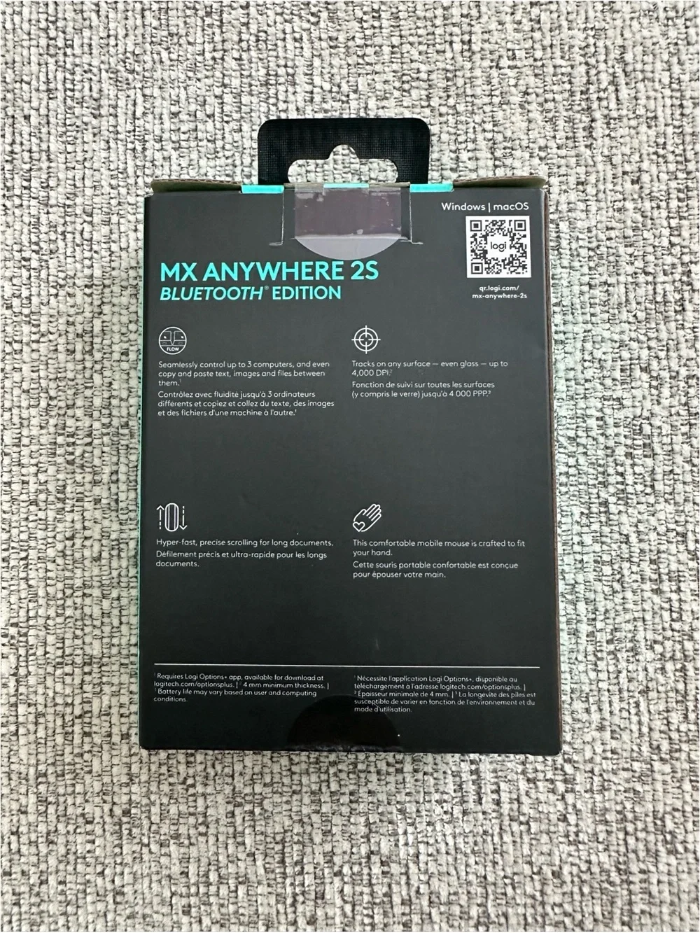 BRAND NEW Logitech MX Anywhere 2S Bluetooth Edition Wireless Mobile Mouse